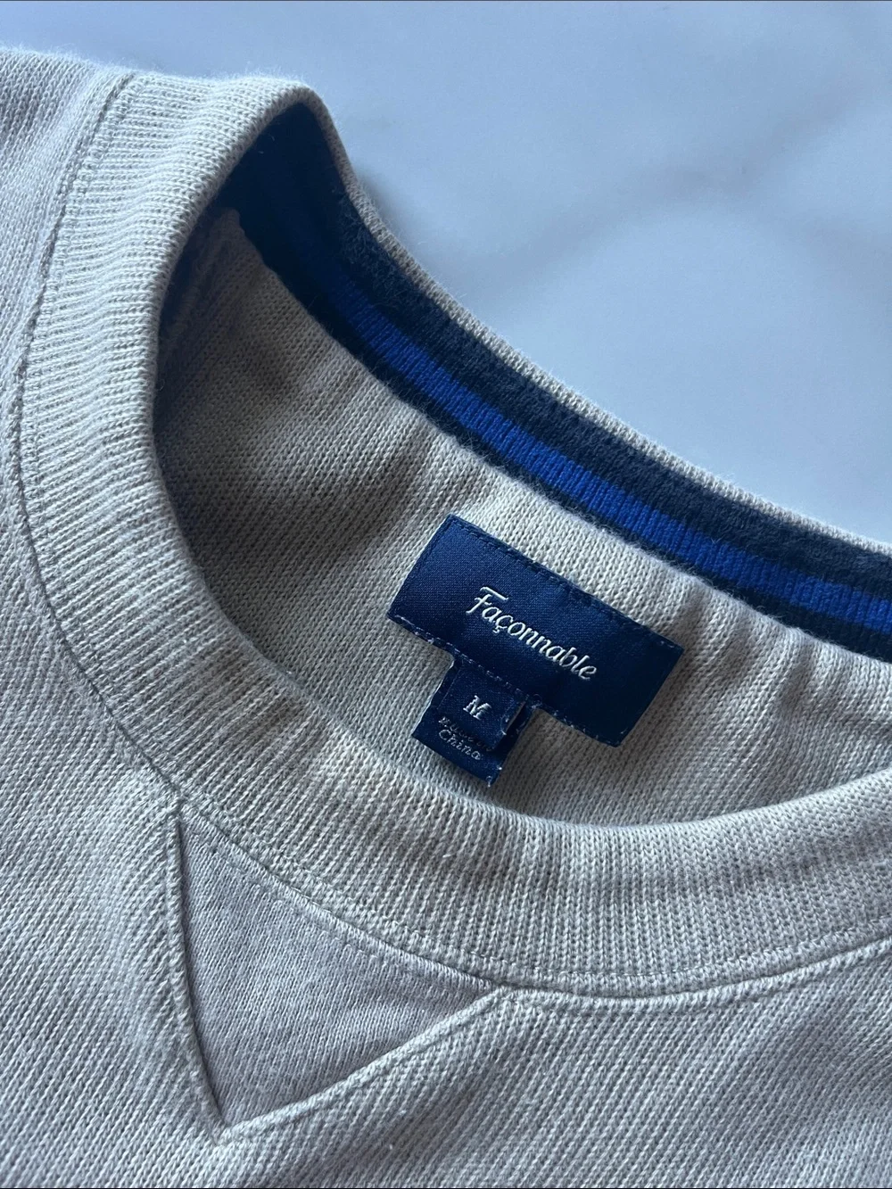 Faconnable soft ribbed